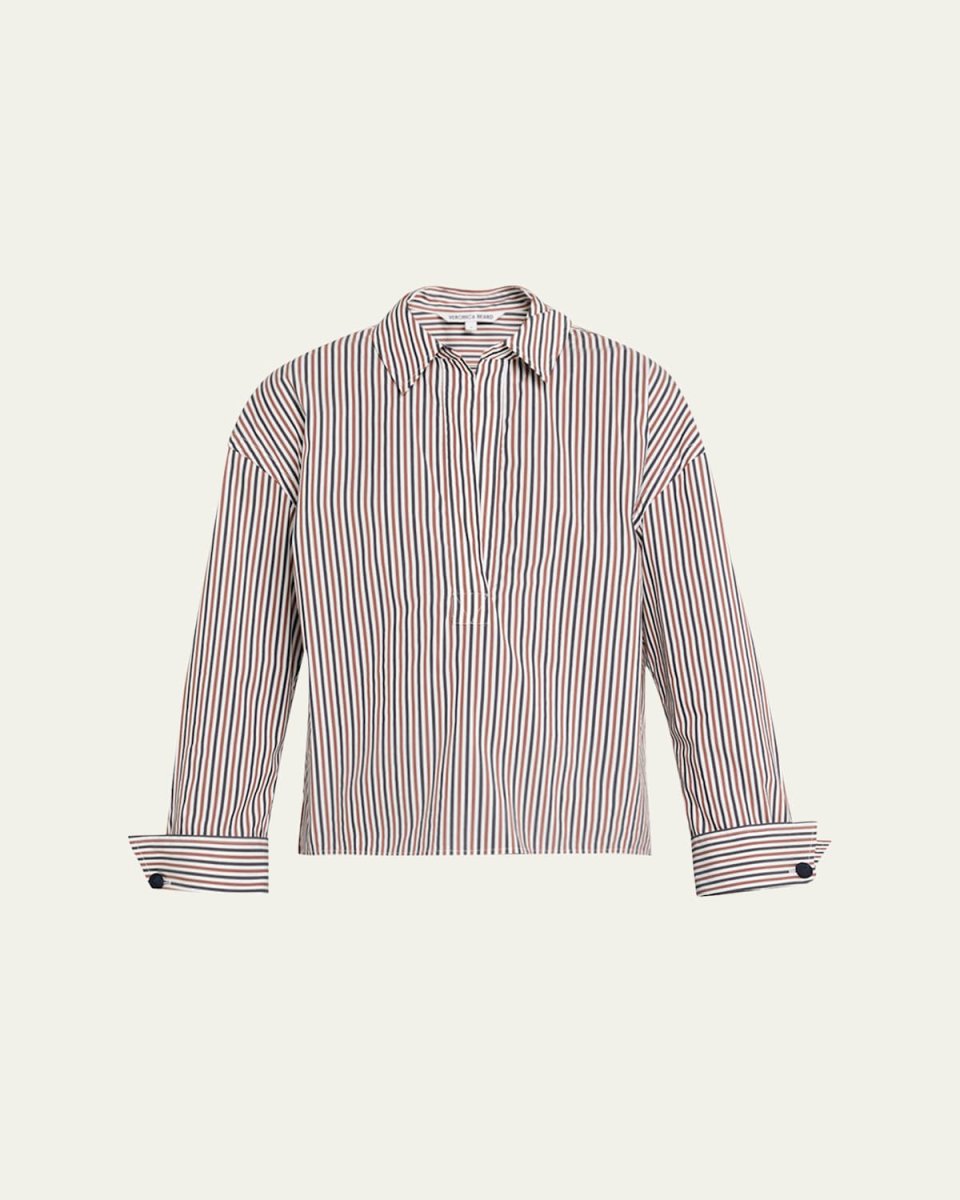 Draymond Striped Button-Front Shirt